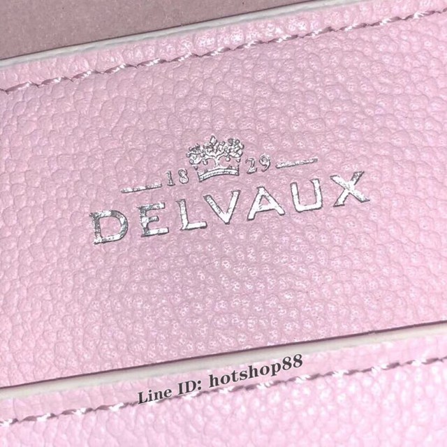 Delvaux經典Cool Box荔枝紋手提女包 德爾沃專櫃手提肩背手袋女包 bxs1033